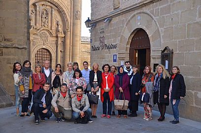 Representantes del ayuntamiento de Viana recibieron al grupo de trabajo TEACHCOM