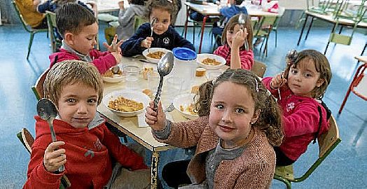 Argia Ikastolan menu osasungarriagoak