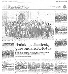 IBAIALDEKO IKASLEAK, GURE ONDAREA QR-TUZ