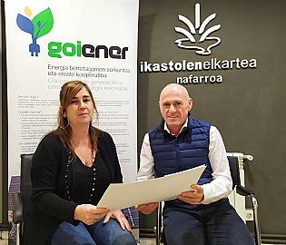 Nafarroako Ikastolen Elkartea eta GOIENER Kooperatibak elkarlanerako hitzarmena sinatu dute