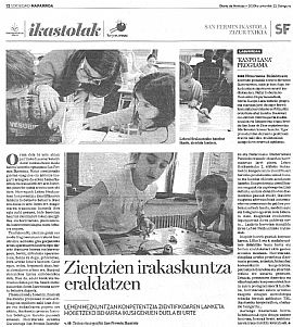 Zientzien irakaskuntza eraldatzen