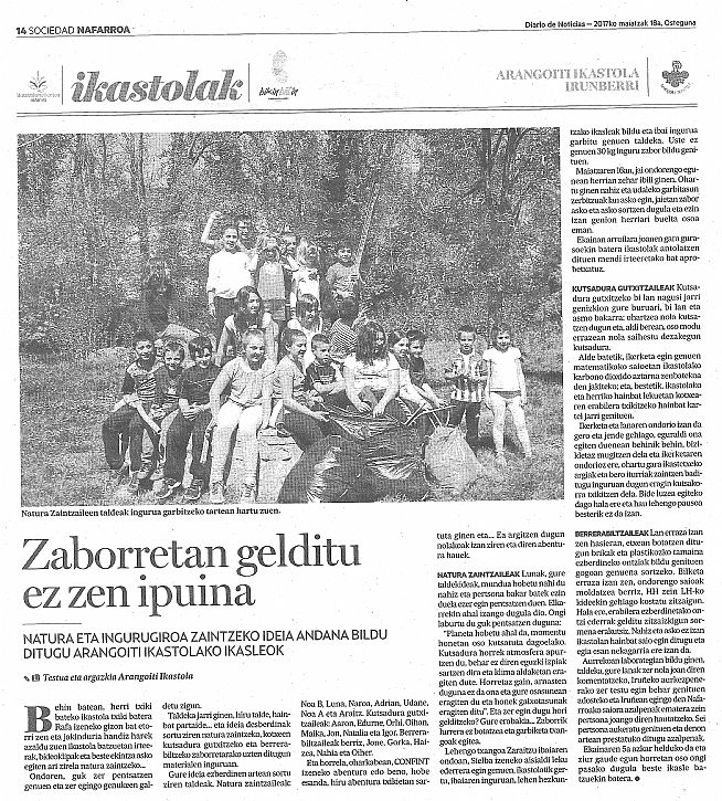 ZABORRETAN GELDITU EZ ZEIN IPUINA