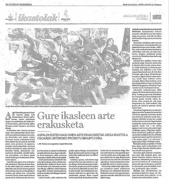 GURE IKASLEEN ARTE ERAKUSKETA