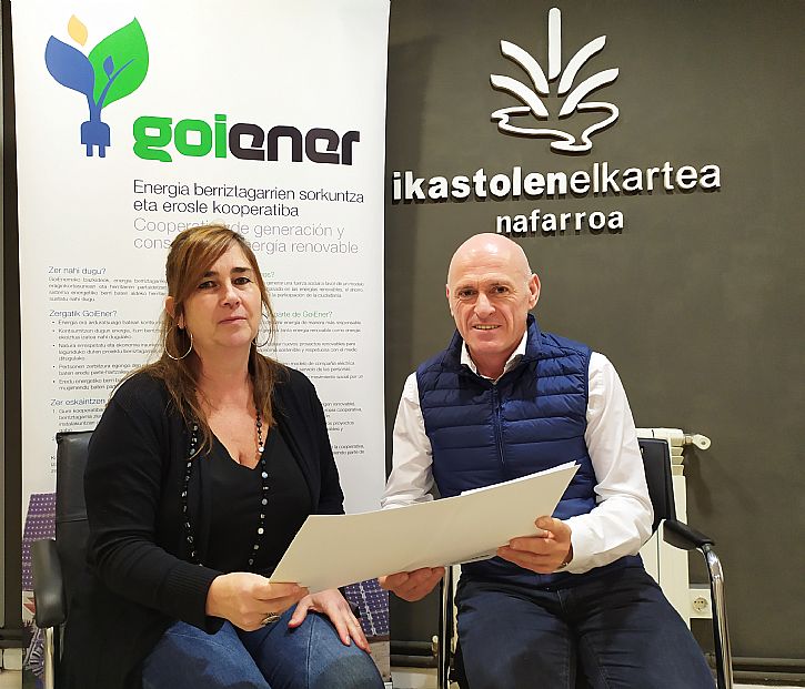 Nafarroako Ikastolen Elkartea eta GOIENER Kooperatibak elkarlanerako hitzarmena sinatu dute