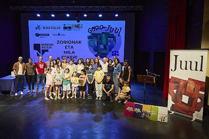 Acto de entrega de premios JUUL 2026, celebraci�n de la afici�n por la lectura del alumnado de las ikastolas