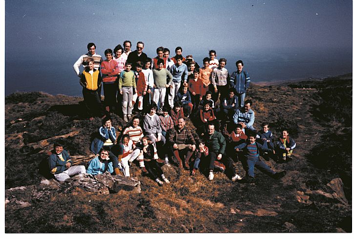 1984an sortu zen mendi taldea, ikastola sortu eta 10 urtera