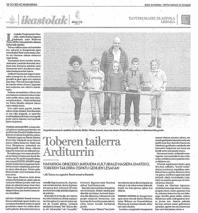 TOBEREN TAILERRA ARDITURRIN