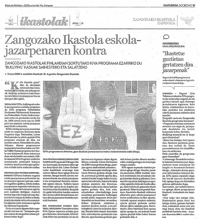 ZANGOZAKO IKASTOLA ESKOLA-JAZARPENAREN KONTRA